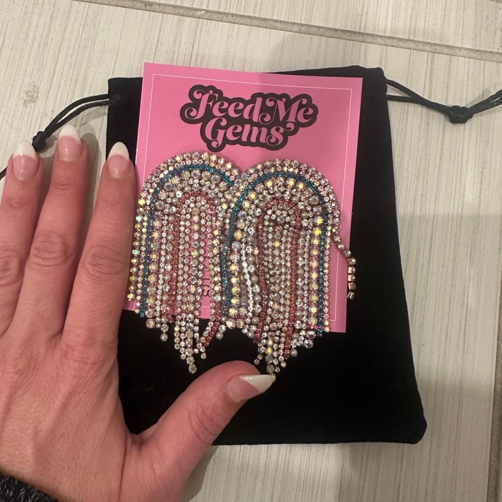 Multicolor Crystal Earrings